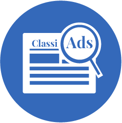 classified ads data icon